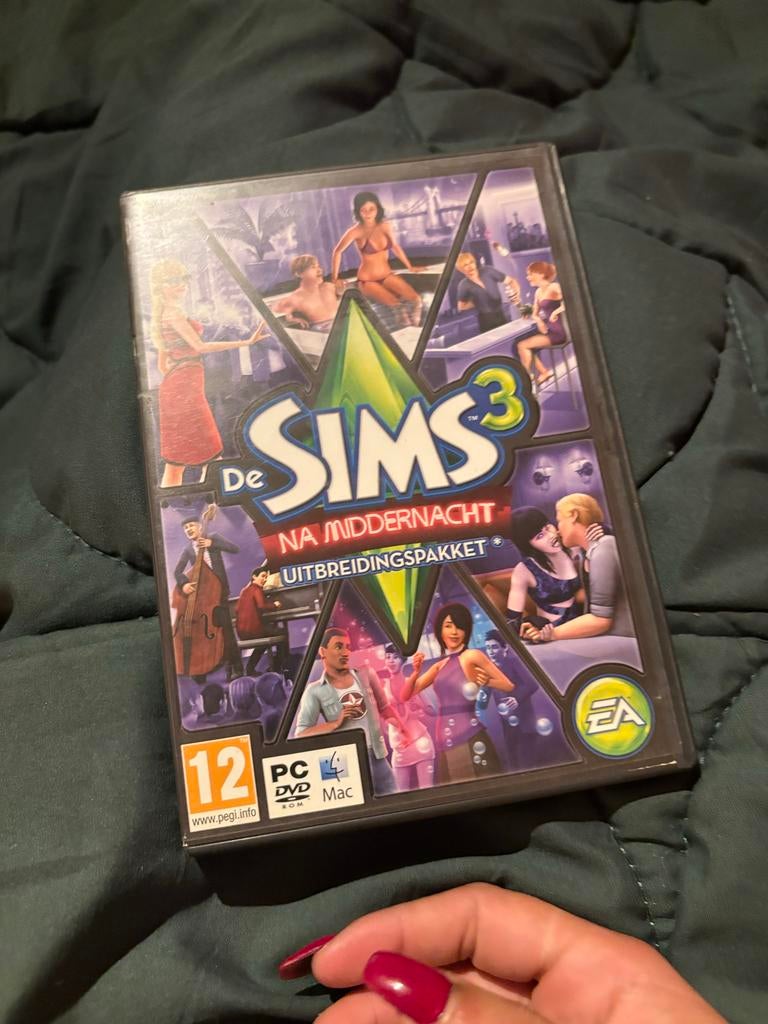 De Sims 3 Na Middernacht Uitbreidingspakket PC/Mac, Spelcomputers en Games, Ophalen, Online, Gebruikt, 1 speler
