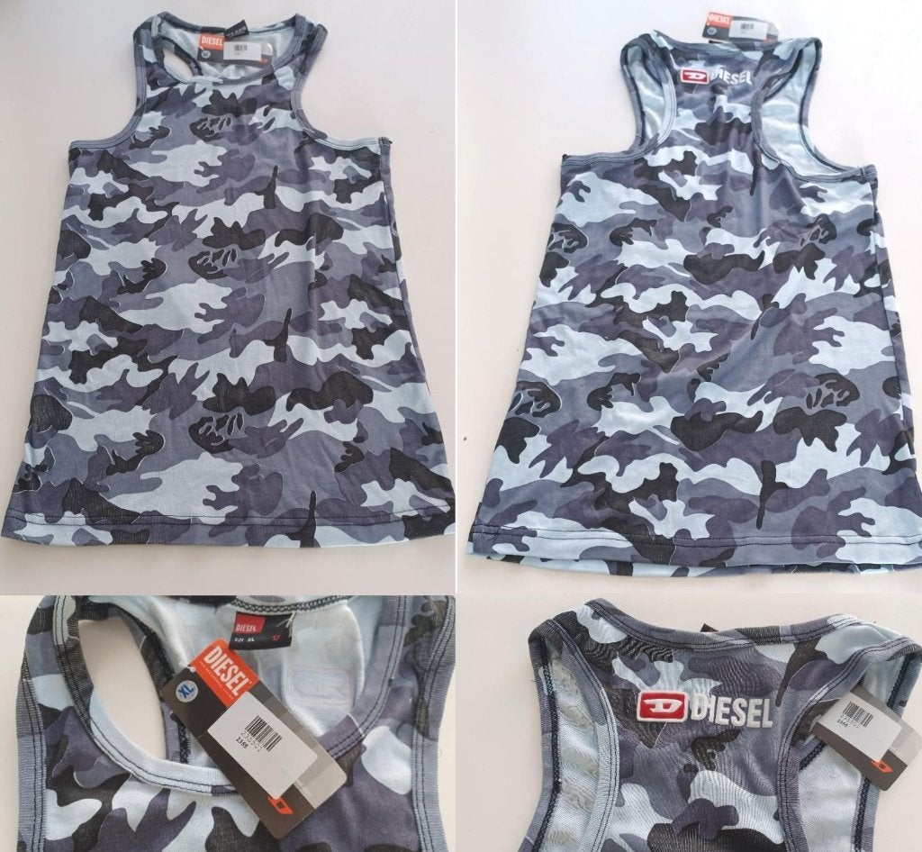 heren T-shirt Tank top diesel div grijs maat XL, Kleding | Heren, T-shirts, Diesel, Maat 56/58 (XL), Ophalen of Verzenden, Zo goed als nieuw
