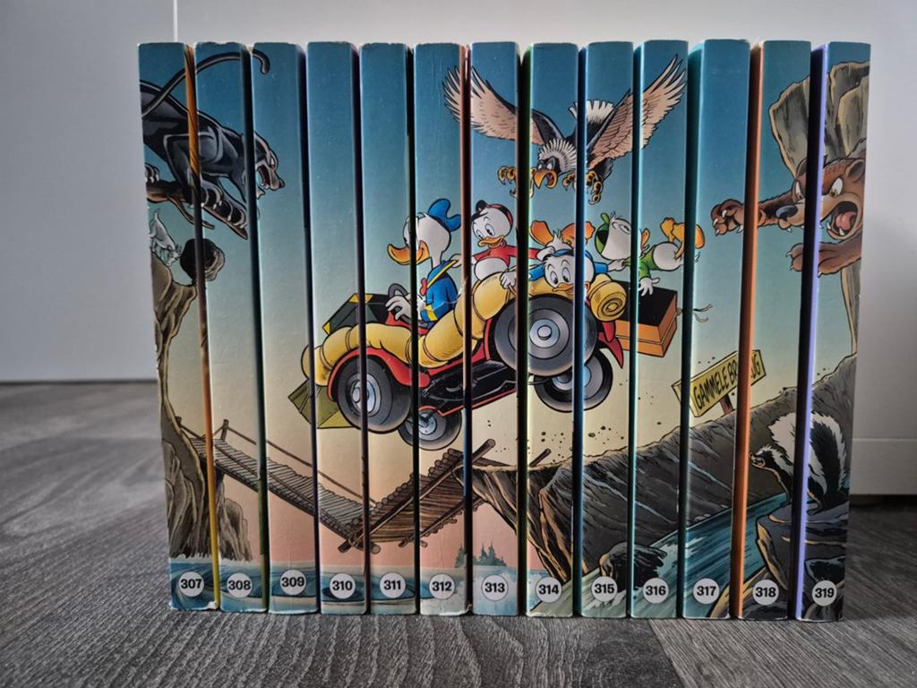 5 complete series Donald duck pockets, vraagprijs vanaf, Boeken, Complete serie of reeks, Ophalen of Verzenden, Gelezen