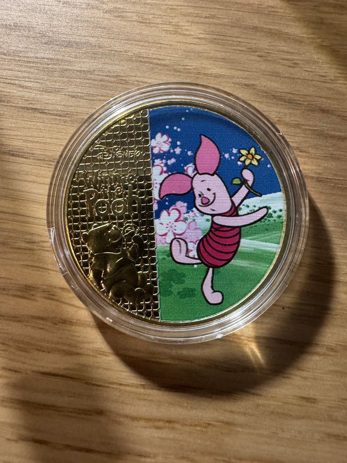 Walt Disney munt in capsule Piglet, Verzamelen, Ophalen of Verzenden, Winnie de Poeh of vrienden, Nieuw