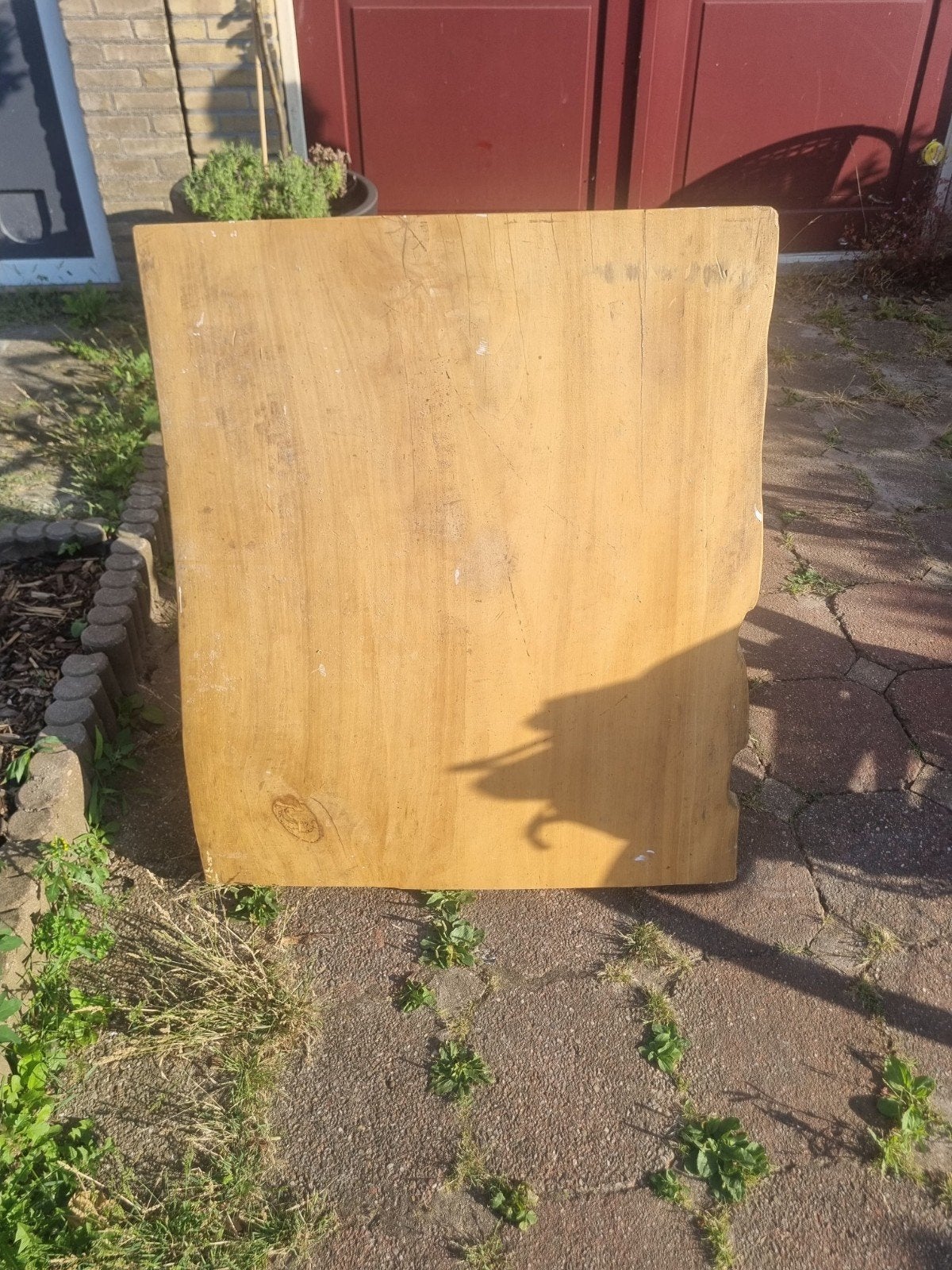 Robuuste houten balk - Ideaal voor diverse projecten, Ophalen, Gebruikt, 50 mm of meer, Balk