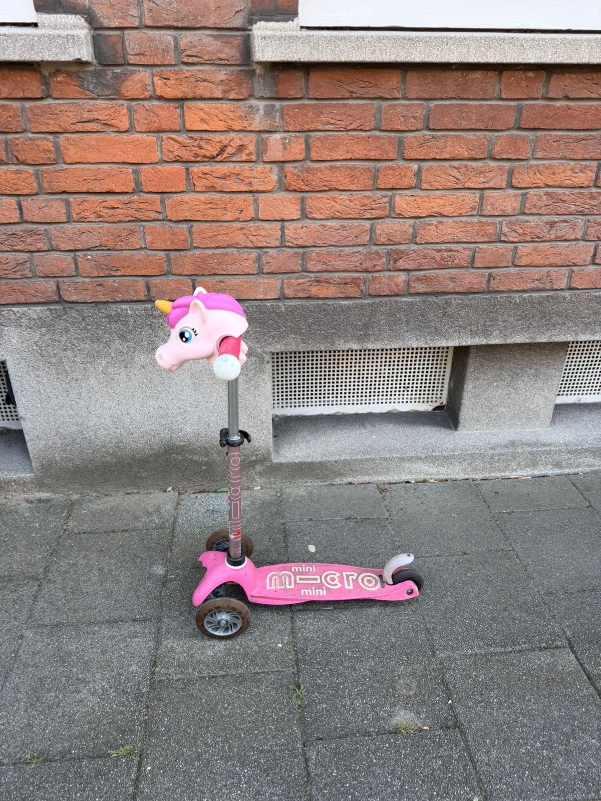 Mini micro step met eenhoorn hoofd, Fietsen en Brommers, Steps, Ophalen, Gebruikt, Gewone step