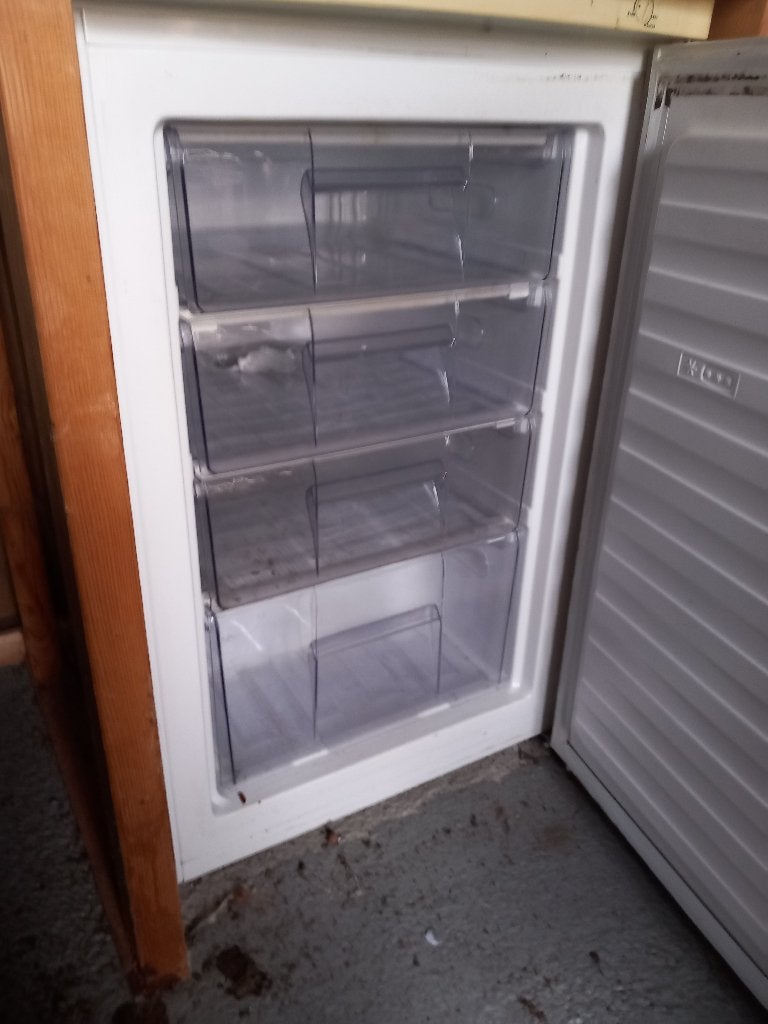 Whirlpool vriezer, Ophalen, Gebruikt, Vrijstaand, Minder dan 60 cm