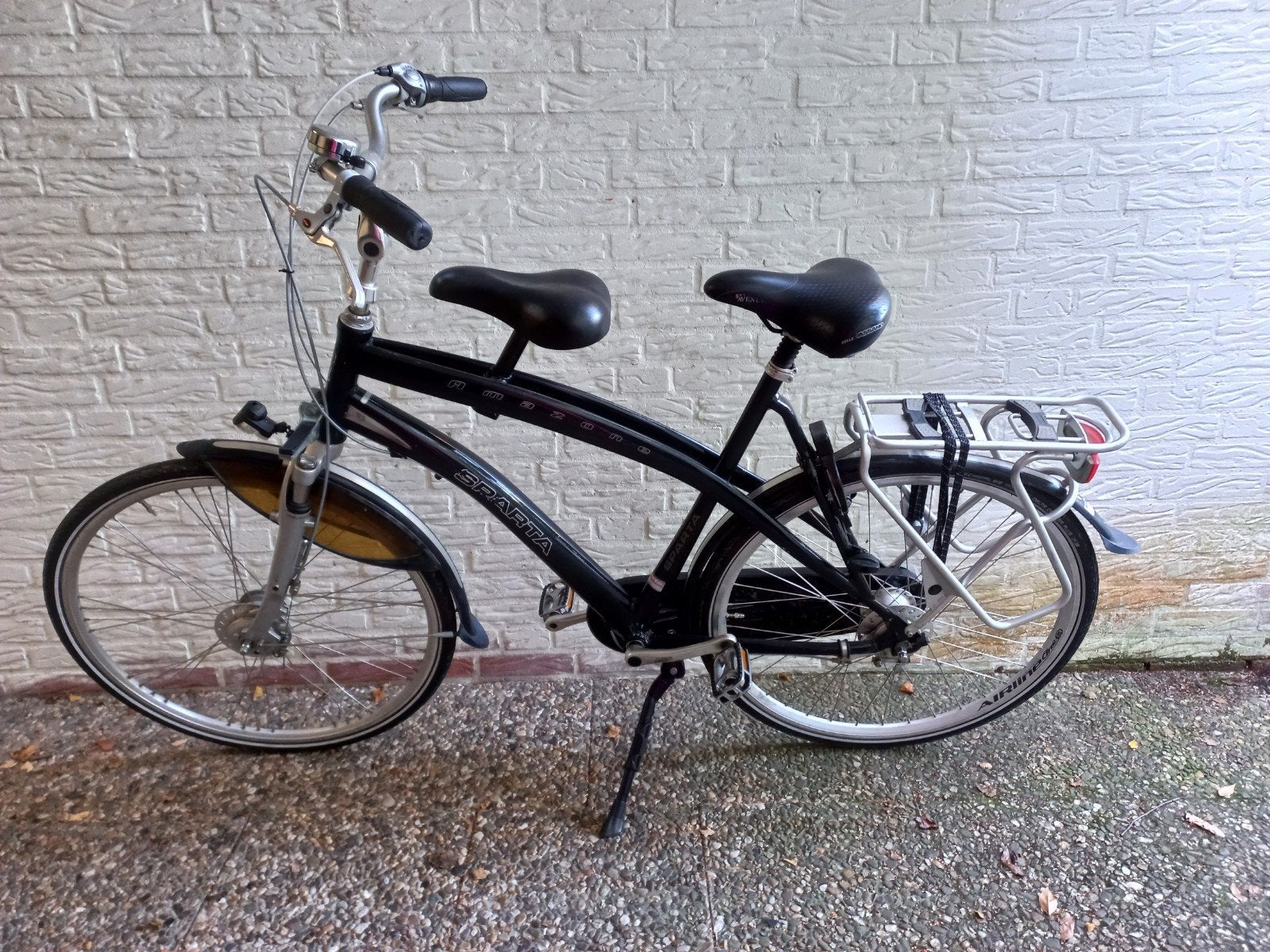 Sparta Amazone fiets met 7 versnellingen en kinderzitje, Ophalen, Sparta, Versnellingen, Trommelrem