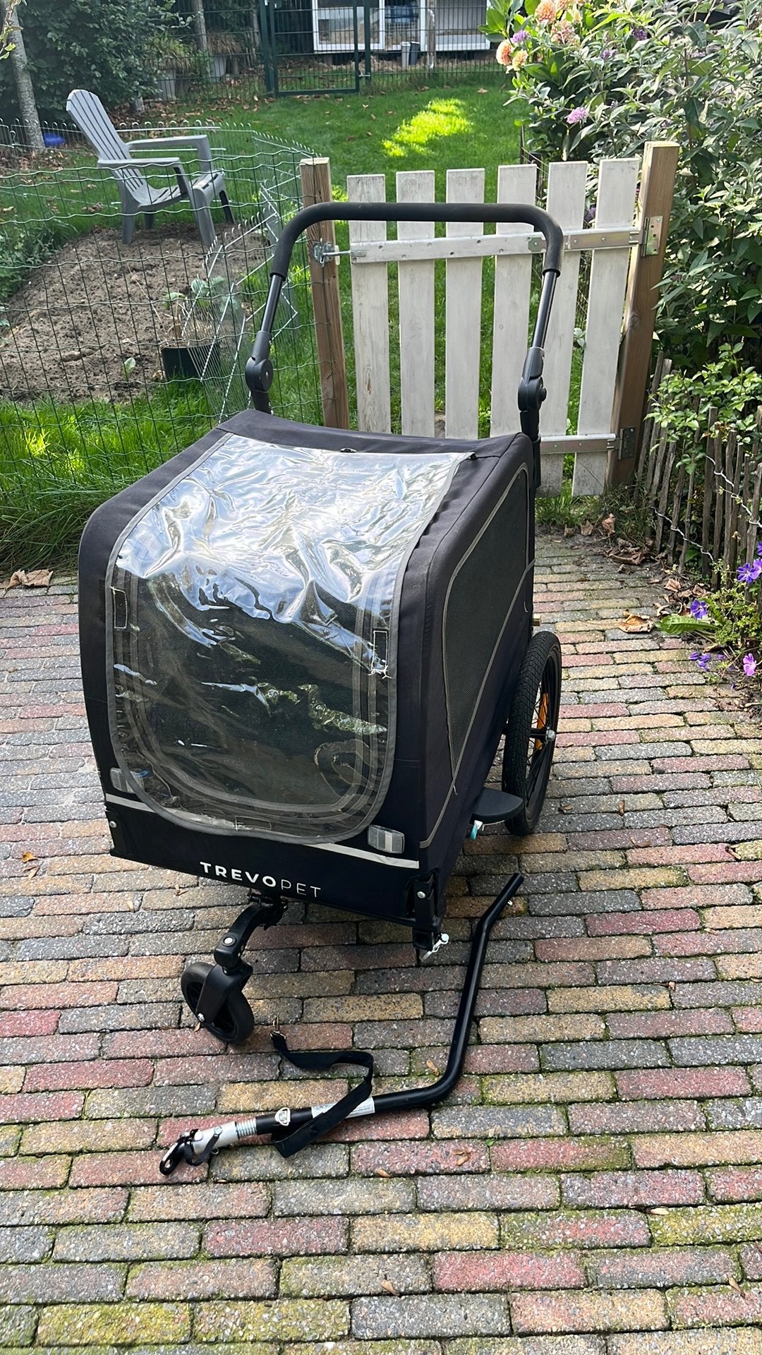 TrevoPet honden wandel fietskar, Ophalen, Gebruikt, Opvouwbaar, 20 tot 40 kg