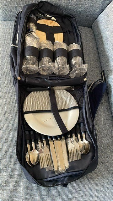 Prachtige picknick rugtas, Hobby en Vrije tijd, Picknickmanden, Ophalen, Nieuw
