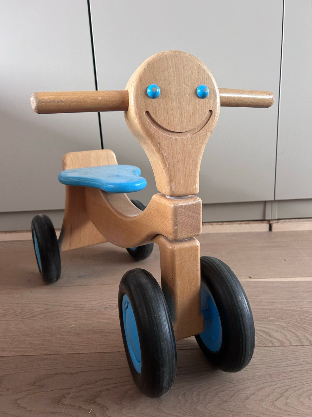Houten loopfietsje van Van Dijk Toys, Ophalen of Verzenden, Gebruikt, Loopfiets