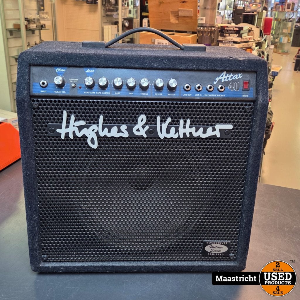 Hughes & Kettner ATTAX 40 gitaarversterker, Flex Ltd., Gebruikt, https://flex.com/contact-us, Nobelstraat 10, 5807 GA Oostrum LB, Limburg, Nederland