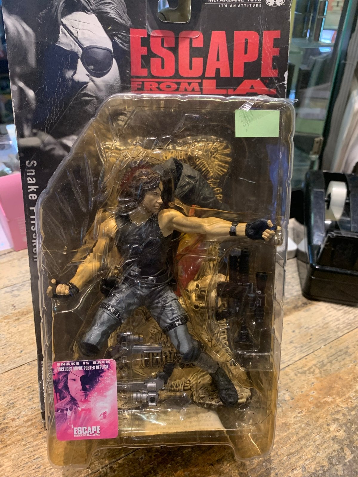 McFarlane Movie Maniacs 3 Escape From L.A. Snake Plissken, Ophalen of Verzenden, Nieuw