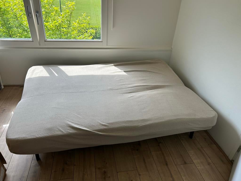 Slaapbank/bedbank - IKEA Nyhamn, Ophalen, Gebruikt, Eenpersoons, Beige