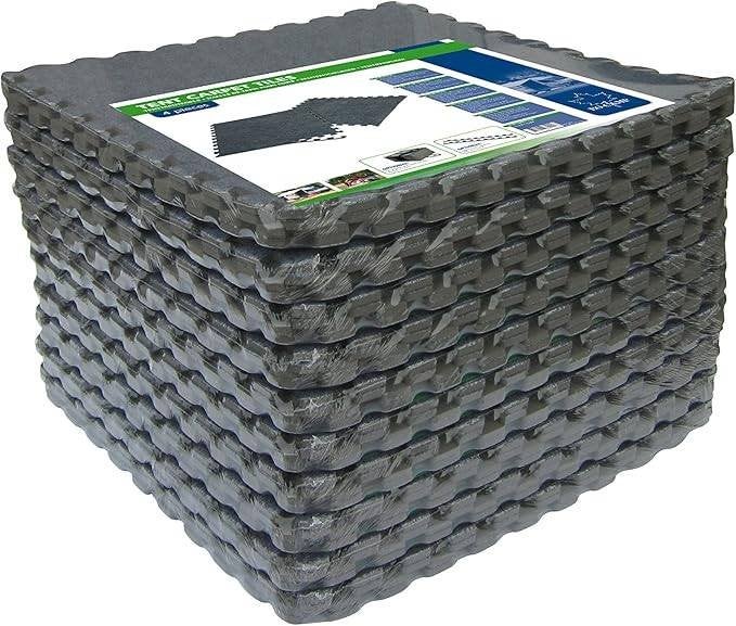 Bo-Camp, tapijt tegels per 4 stuks, Caravans en Kamperen, Kampeeraccessoires, Verzenden, Nieuw