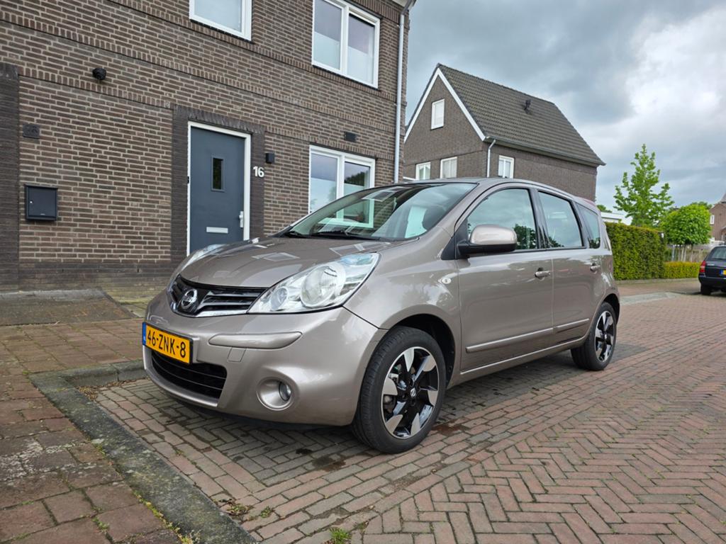 UNIEK: Nissan Note 1.6 (39.450 km!) | 1e Eig. Dealer onderh., Voorwielaandrijving, 15 km/l, 4 cilinders, Bruin