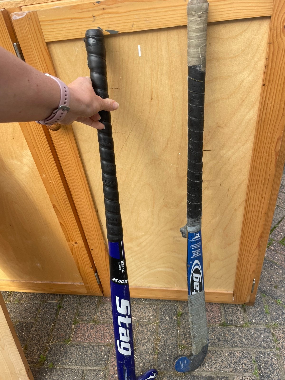 Gratis - twee gebruikte hockeysticks, Ophalen, Gebruikt, Stick
