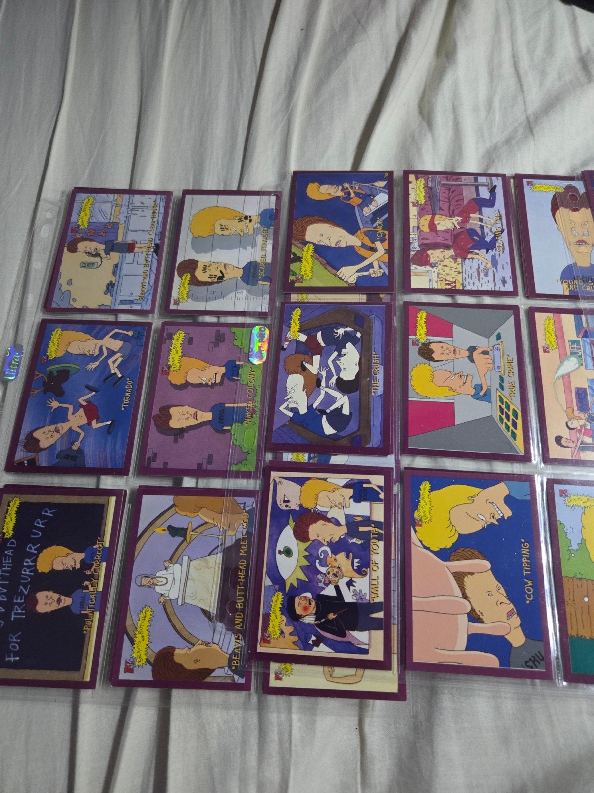 Beavis & butthead complete set trading cards, Ophalen of Verzenden