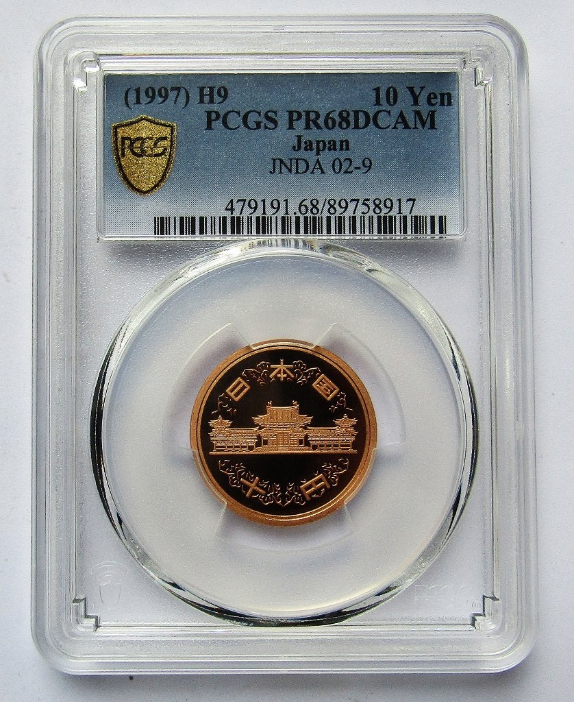 ** 1997 - JAPAN - PCGS PR68DCAM - 10 Yen **, Verzenden, Zuid-Azië, Losse munt