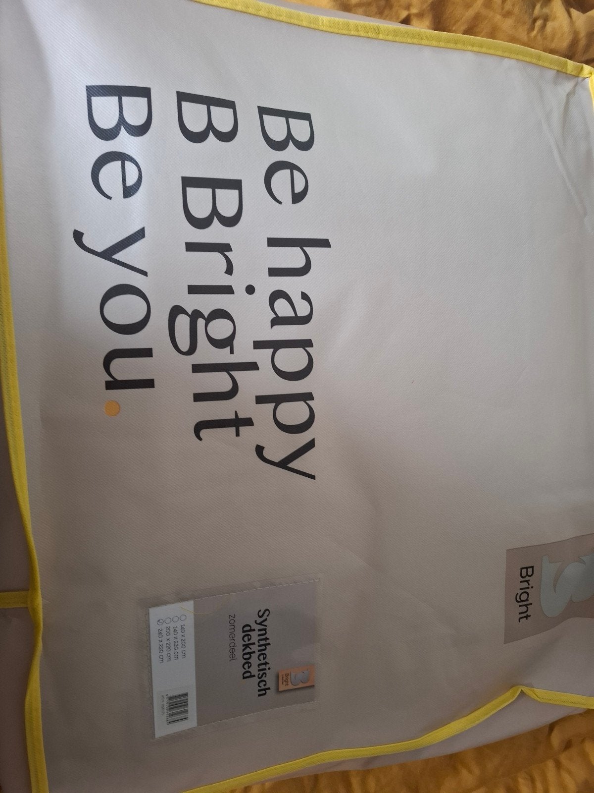 Nieuw Bright synthetisch zomerdekbed 240x220 cm – 2 persoons, Ophalen, Wit, Deken of Dekbed, Nieuw