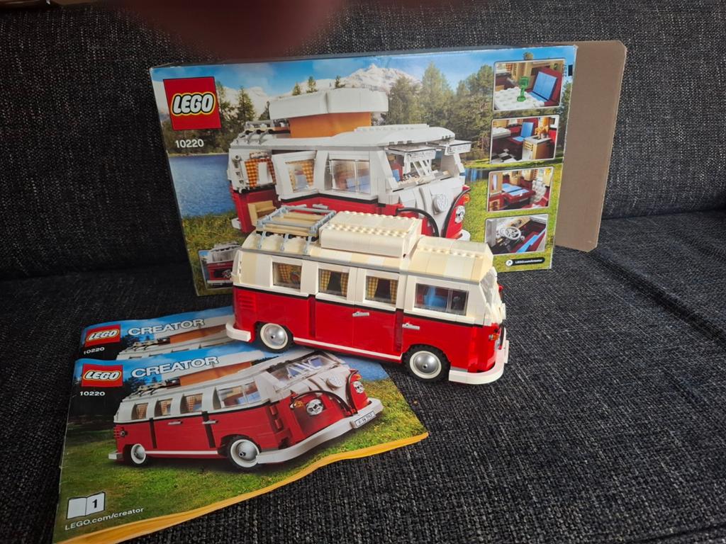 LEGO Creator Expert 10271 Fiat 500 & 10220 VW Camper Van, Gebruikt, Lego, Ophalen of Verzenden, Compleet