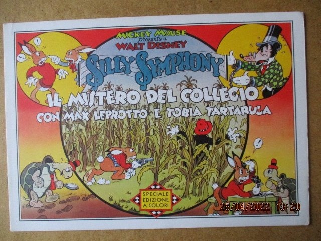 adv6389 silly symphony italiaans disney 3, Eén stripboek, Ophalen, Gelezen