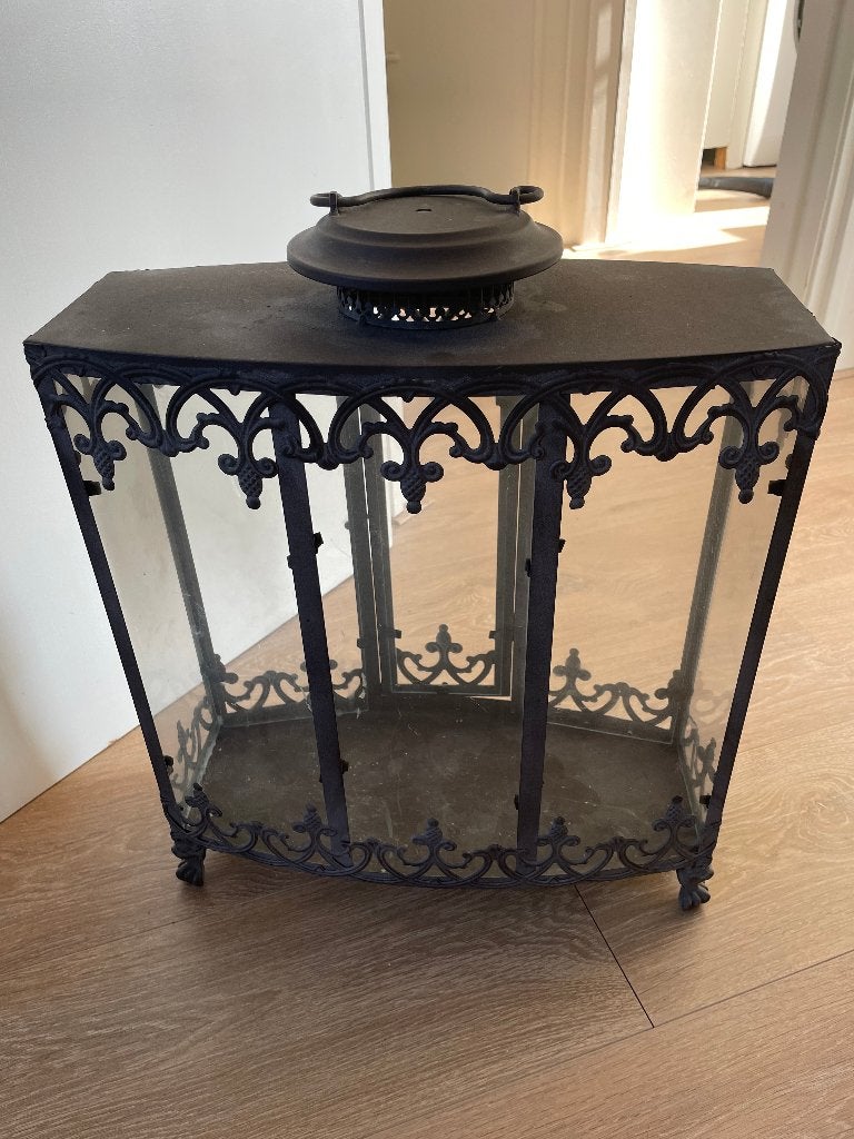 Loberon lantaarn – vintage stijl, Huis en Inrichting, Ophalen, Gebruikt, Lantaarn, Overige merken
