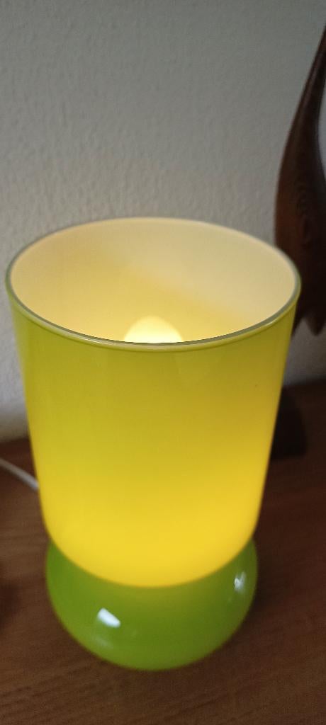 Ikea Lykta tafellamp -iconische paddenstoellamp- appel groen, Gebruikt, Ophalen of Verzenden, Minder dan 50 cm, Vintage  IKEA design