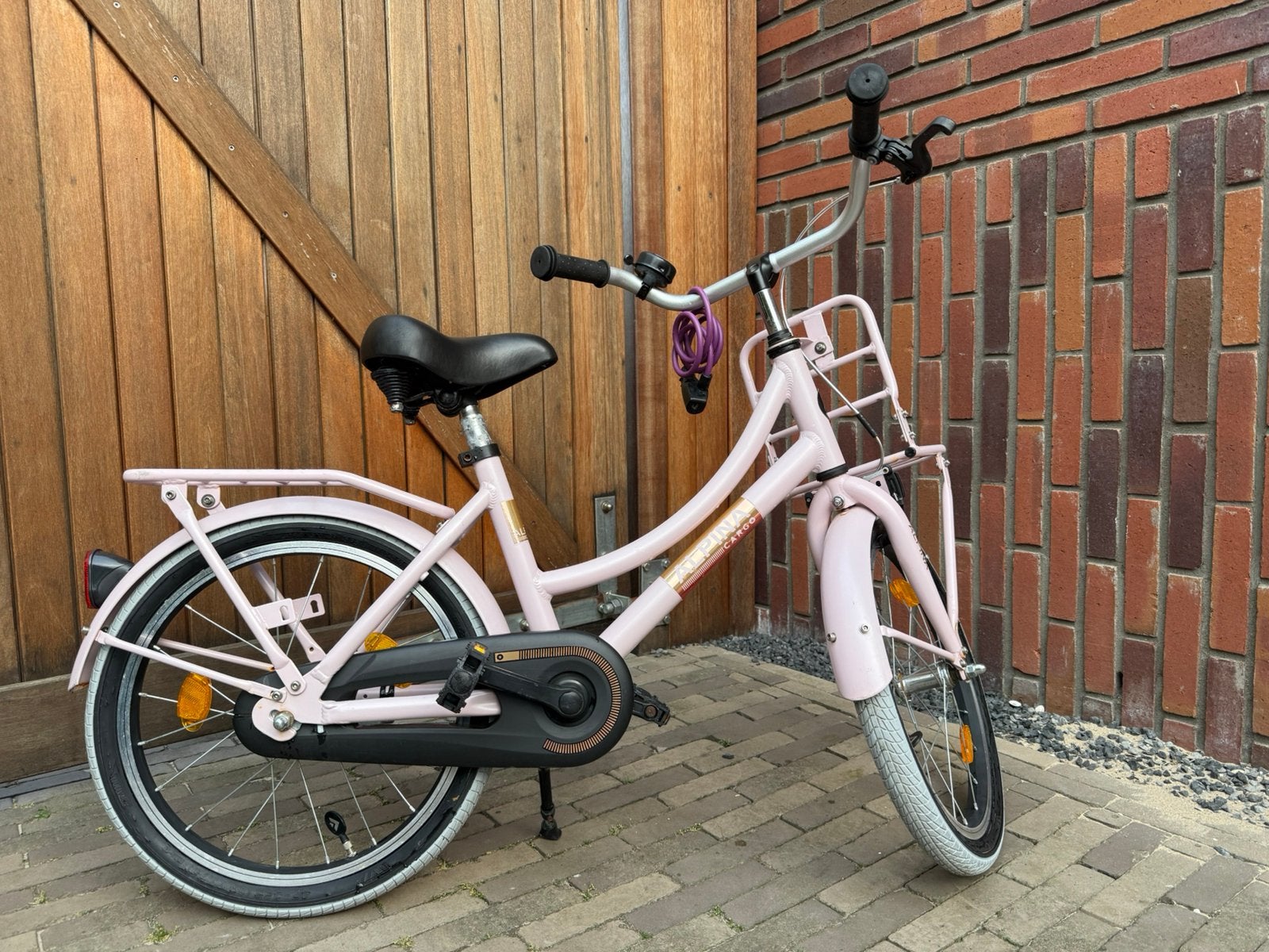 Mooie Alpina Cargo Meisjesfiets 18 Inch, Fietsen en Brommers, Fietsen | Kinderfietsjes, Ophalen, Zo goed als nieuw, 16 tot 20 inch