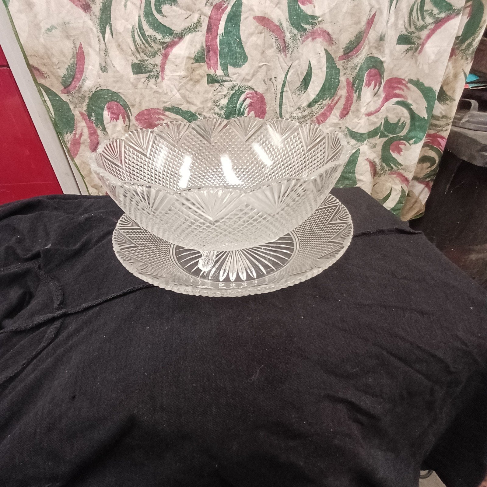 te koop Fruittest / Waaierglas / Fruit Test / Fan Glass / Ro, Ophalen, Rond, Glas