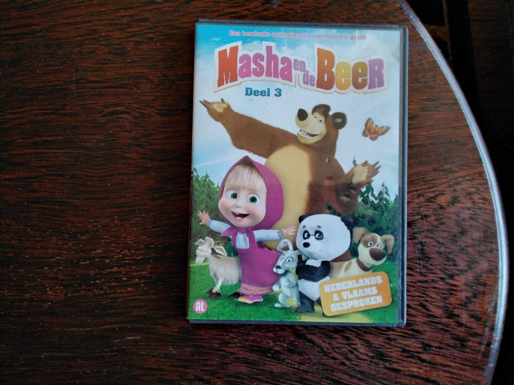 Masha en de beer deel 3, origineel, Avontuur, Alle leeftijden, Ophalen of Verzenden, Zo goed als nieuw