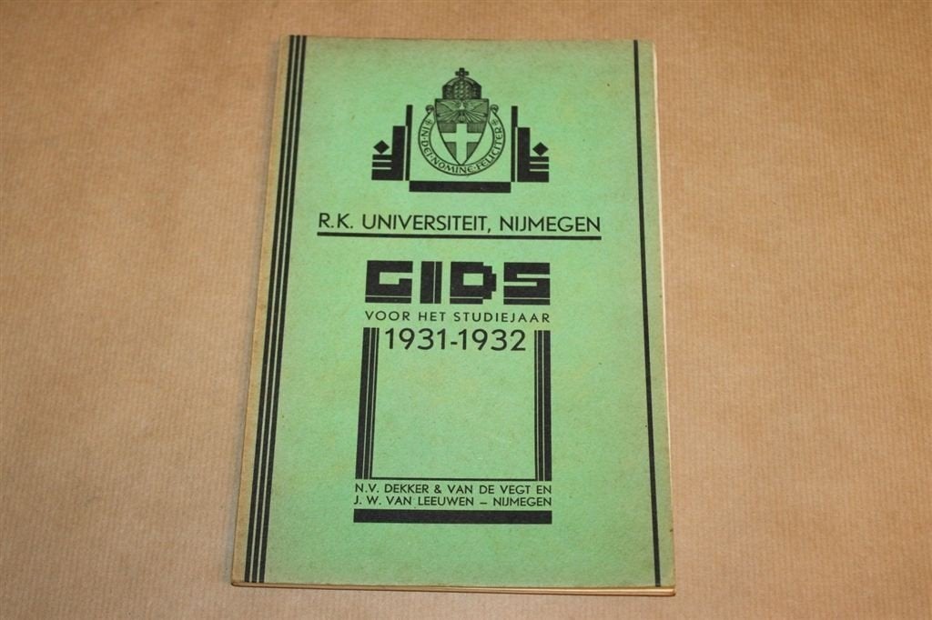 Gids R.K. Universiteit Nijmegen - 1931-1932, Boeken, Ophalen of Verzenden, Zo goed als nieuw