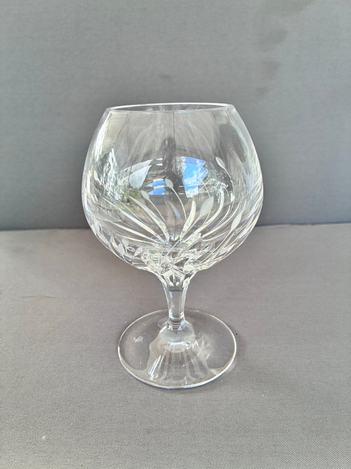 Prachtige set vintage kristallen cognacglazen — Nachtmann, Antiek en Kunst, Ophalen of Verzenden