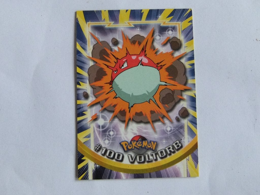 Pokémon Voltorb #100 Topps TV Animation Edition Kaart, Verzenden, Zo goed als nieuw, Losse kaart