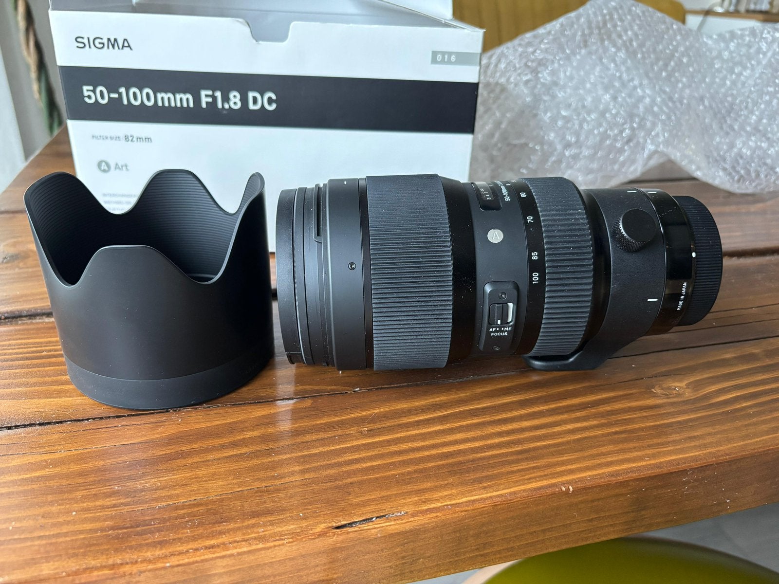 Sigma 50-100 f1.8 lens + filter, Audio, Tv en Foto, Fotografie | Lenzen en Objectieven, Ophalen of Verzenden, Zo goed als nieuw