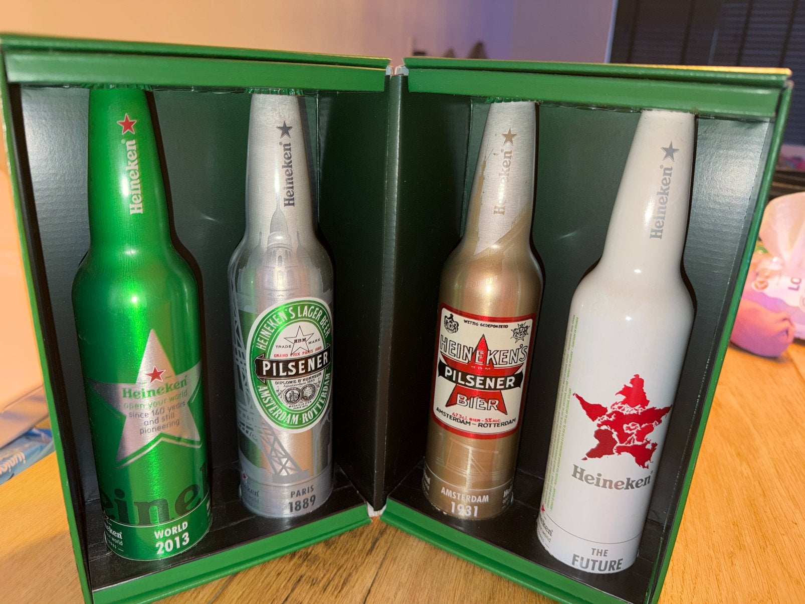 Heineken limited edition (lege flesjes), Verzenden, Gebruikt, Flesje(s), Heineken