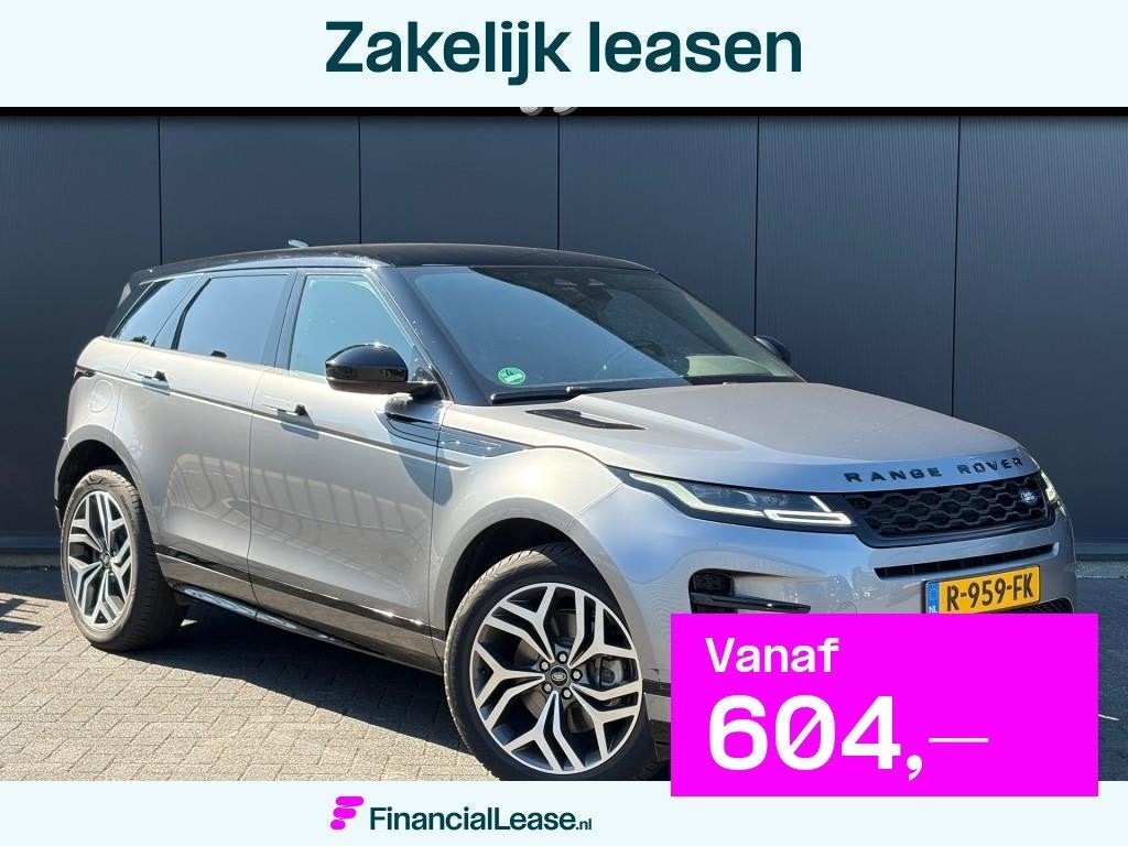 Land Rover Range Rover Evoque 1.5 P300e AWD HSE Leder LED Me, Automaat, Vierwielaandrijving, Hybride Elektrisch/Benzine, 147 €/maand