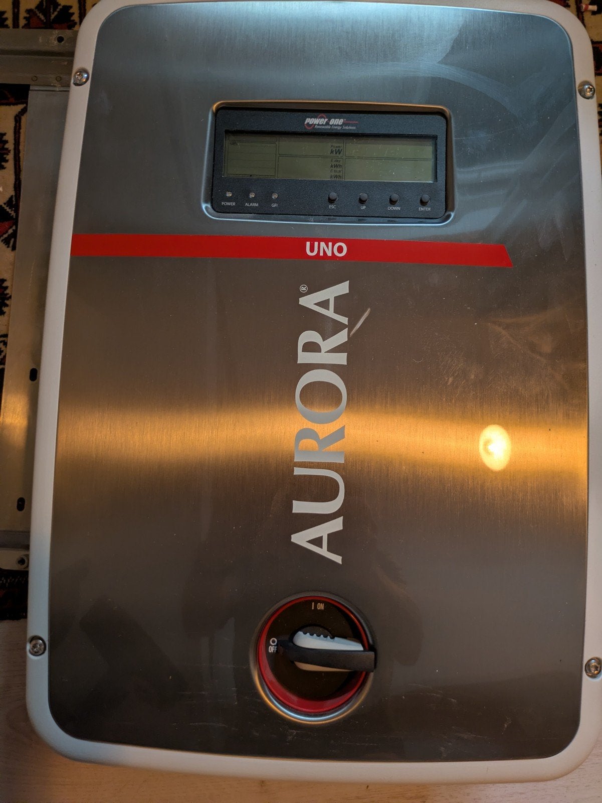 Aurora UNO Omvormer voor Zonnepanelen, Doe-het-zelf en Verbouw, Ophalen of Verzenden, Gebruikt, Overige typen, 200 wattpiek of meer