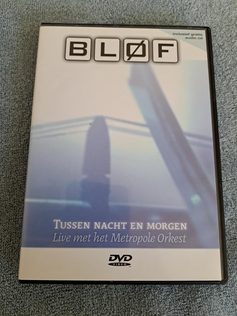 BLØF Tussen Nacht en Morgen Live met Metropole Orkest DVD, Ophalen of Verzenden, Zo goed als nieuw