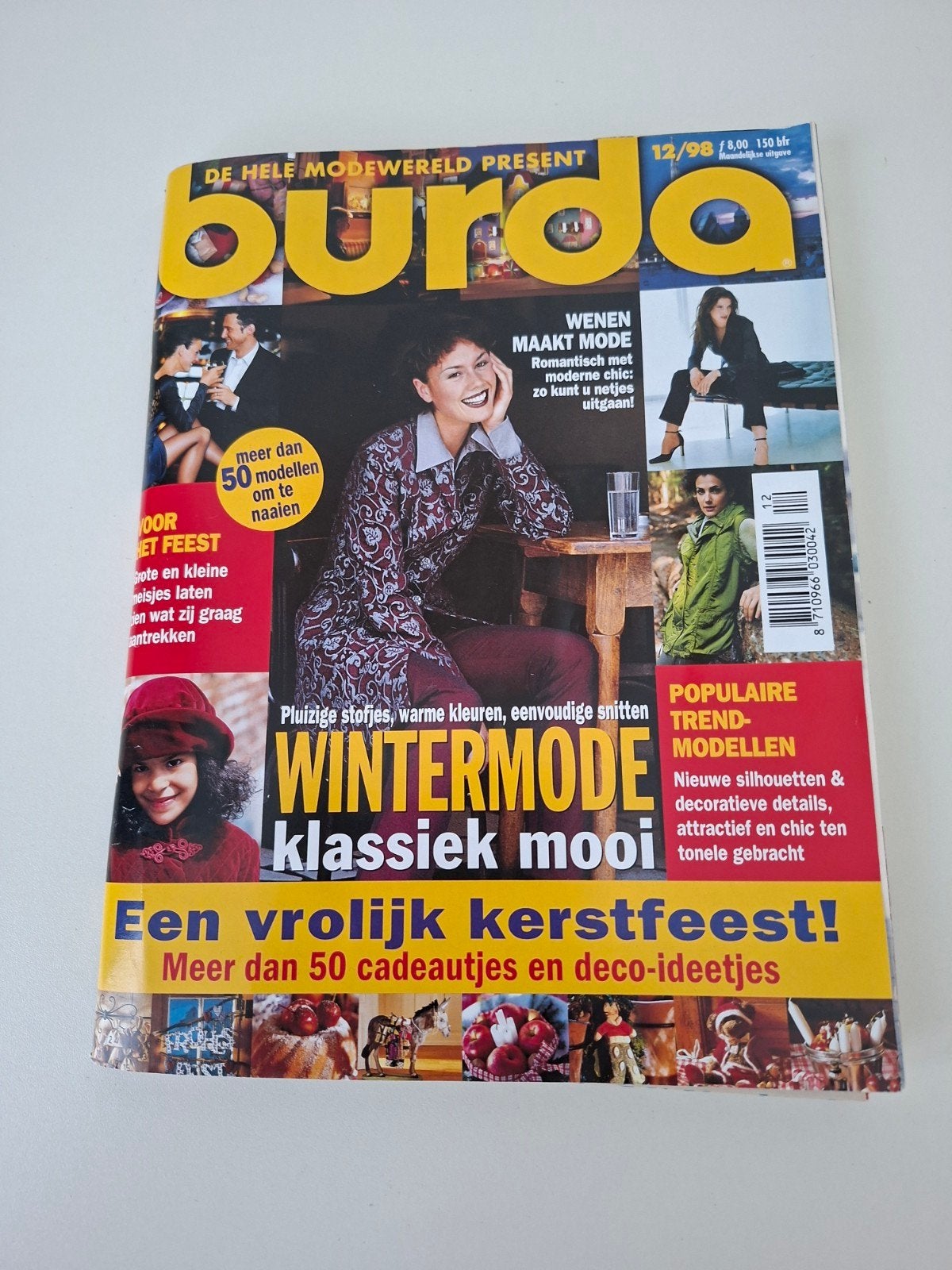 Burda 1998 Nr. 12, Hobby en Vrije tijd, Kledingpatronen, Ophalen of Verzenden, Zo goed als nieuw, Vrouw, Burda