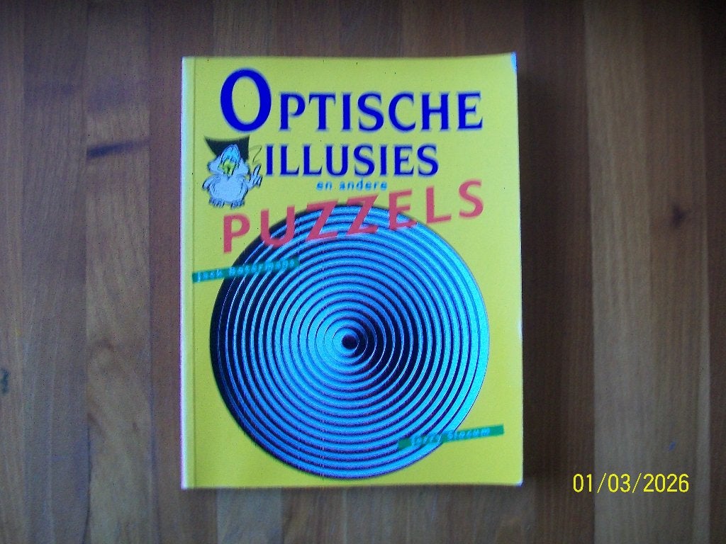 Optische Illusies en andere Puzzels, Boeken, Verzenden, Zo goed als nieuw, Overige onderwerpen
