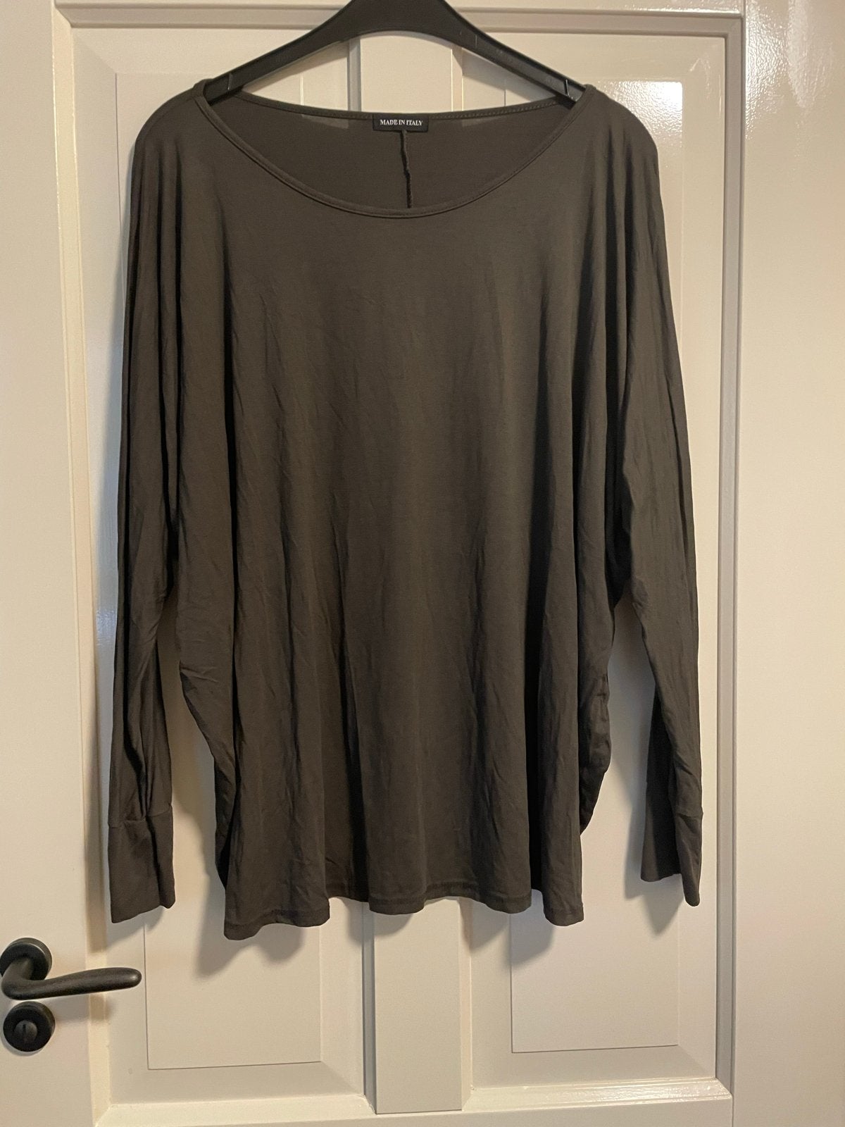 Bruin shirt met lange mouwen, maat 54, Ophalen of Verzenden, Zo goed als nieuw, Overige kleuren, Shirt of Top