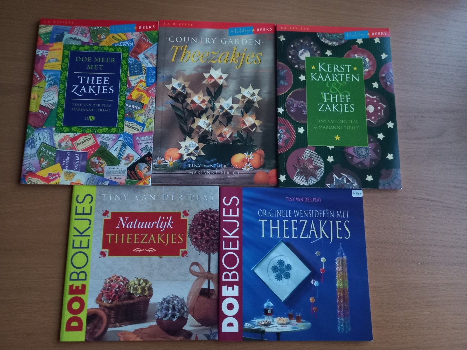Diverse boeken Origami met theezakjes, Hobby en Vrije tijd, Theezakjes, Ophalen of Verzenden, Boek
