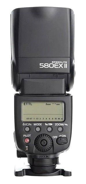 Canon Speedlite 580EX II flitser, Ophalen of Verzenden, Zo goed als nieuw, Canon, Kantelbaar