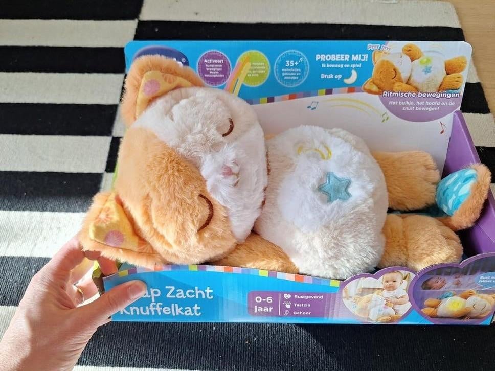 Vtech Baby Slaap Zacht Knuffelkat - Nieuw in doos, Ophalen of Verzenden, Nieuw, Overige typen, Met licht