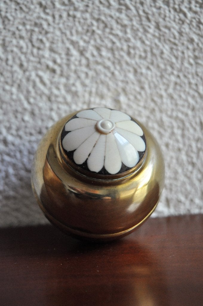 Oud/Vintage KLEIN Doosje Koper 5,5 cm, Antiek en Kunst, Ophalen of Verzenden