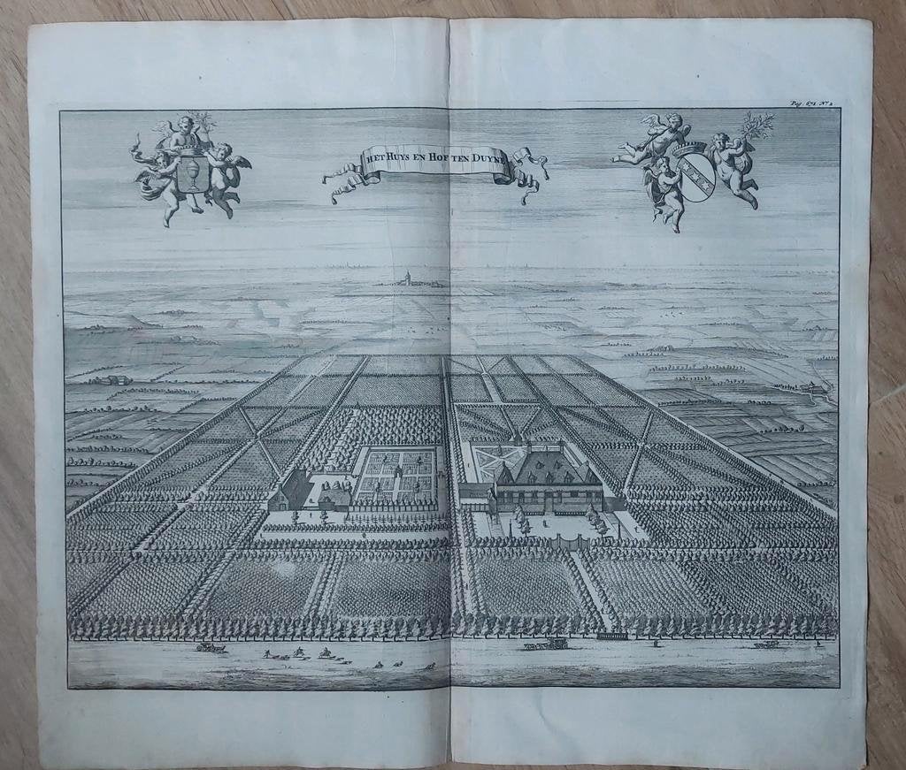 20 / het huys en Hof ten Duyne Oostkapelle Zeeland uit 1696, Ophalen of Verzenden