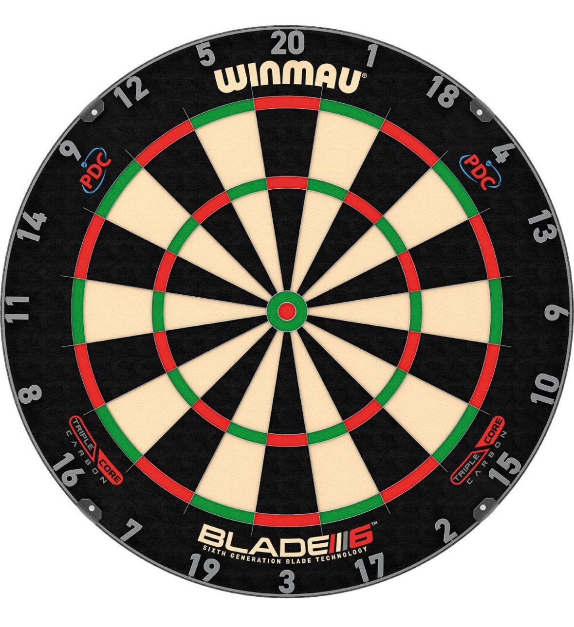 Winmau Blade 6 Triple Core dartbord, Ophalen, Nieuw, Dartbord