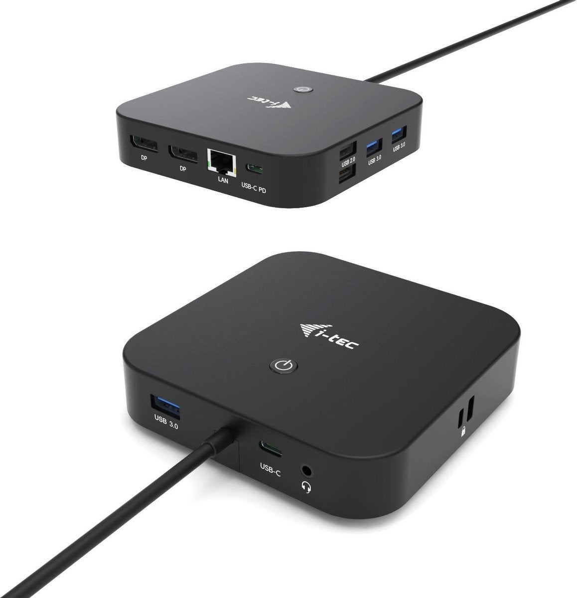 i-tec - USB-C Thunderbolt 3 - Compact Dock - dual 4K, Computers en Software, Dockingstations, Verzenden, Zo goed als nieuw, Laptop