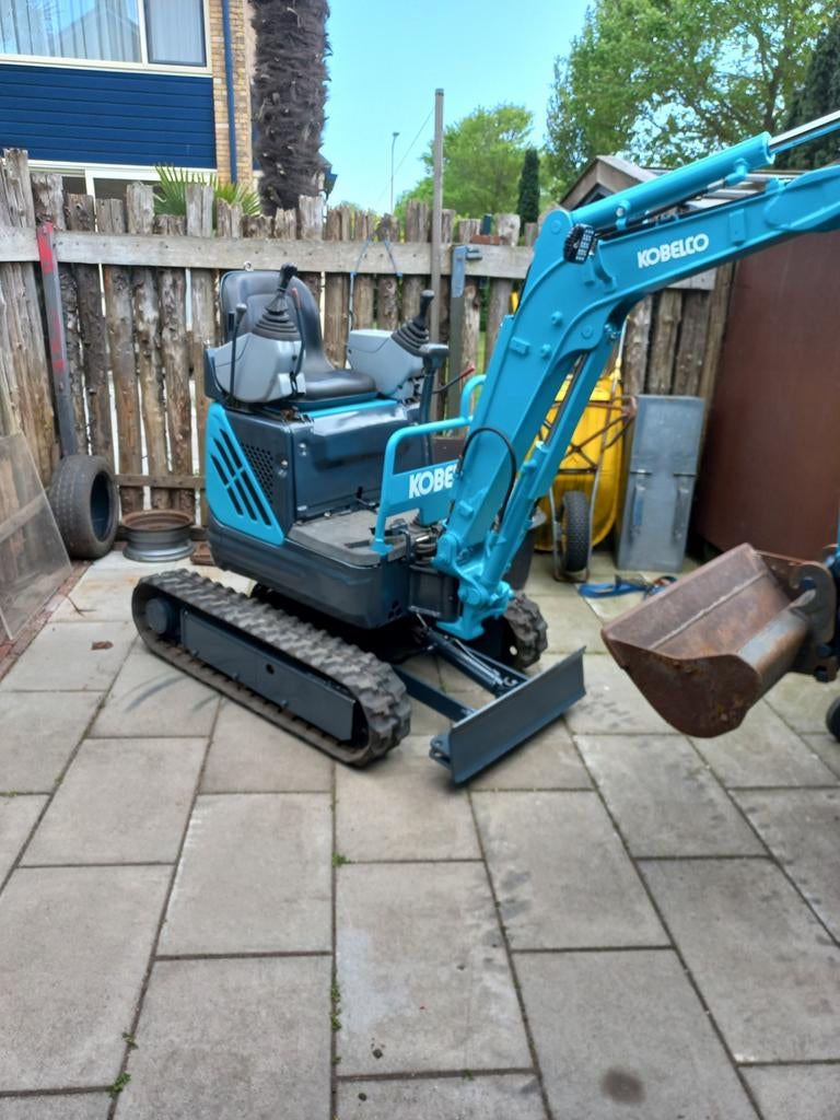 Kobelco minikraan, Ophalen, Graafmachine