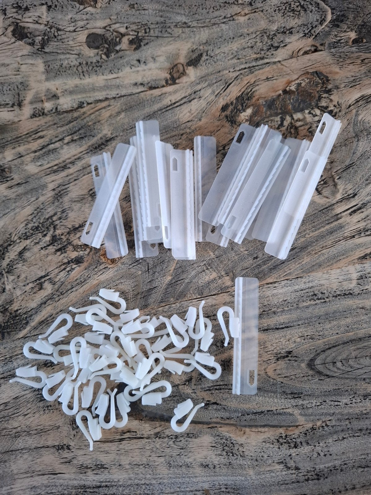 Gordijnhaken Vakoflex - Set van 20 stuks, Minder dan 50 cm, Wit, Nieuw, Ophalen of Verzenden