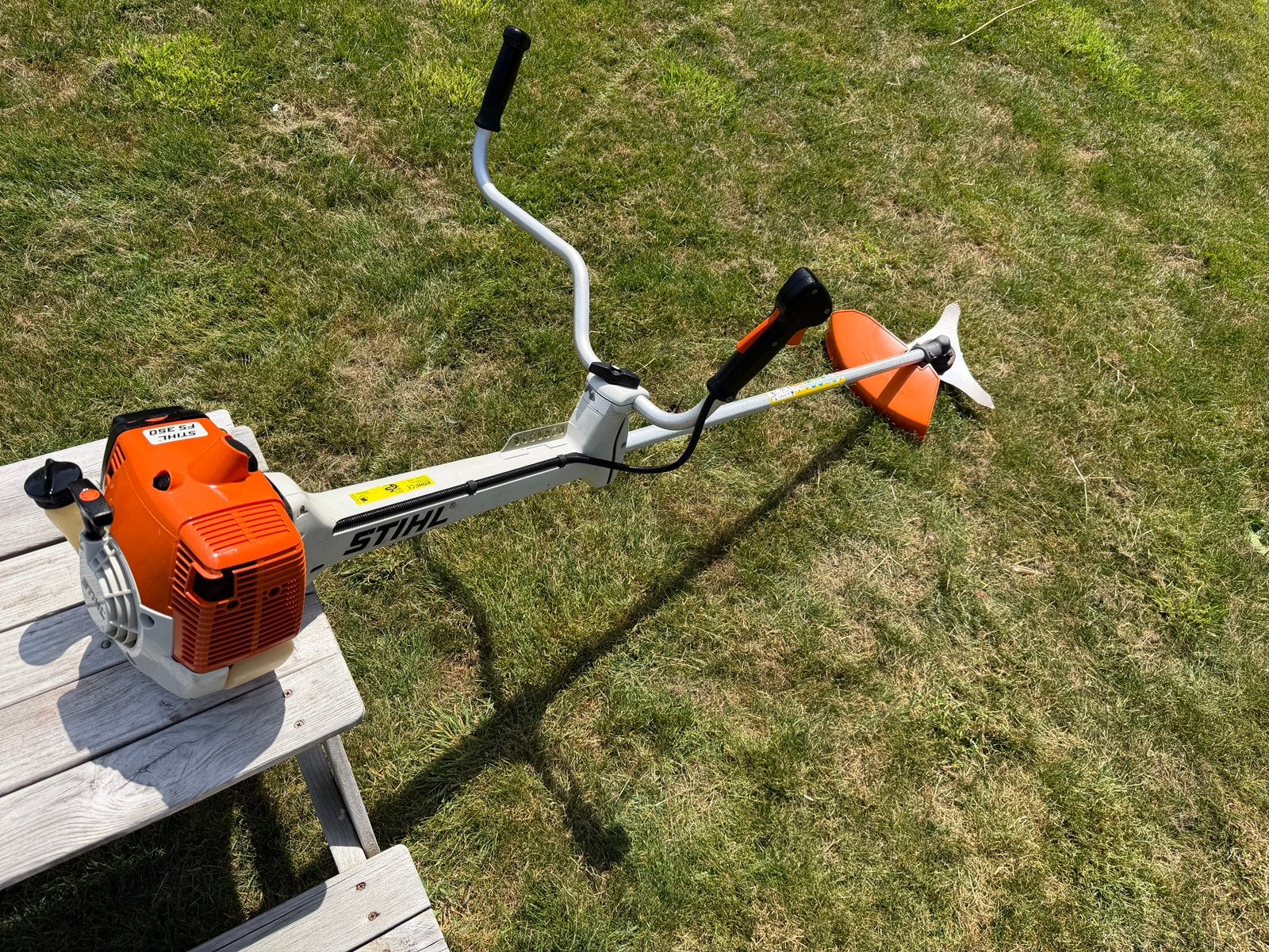 ‼️ stihl fs350 bosmaaier ‼️, Ophalen, Zo goed als nieuw, Benzine