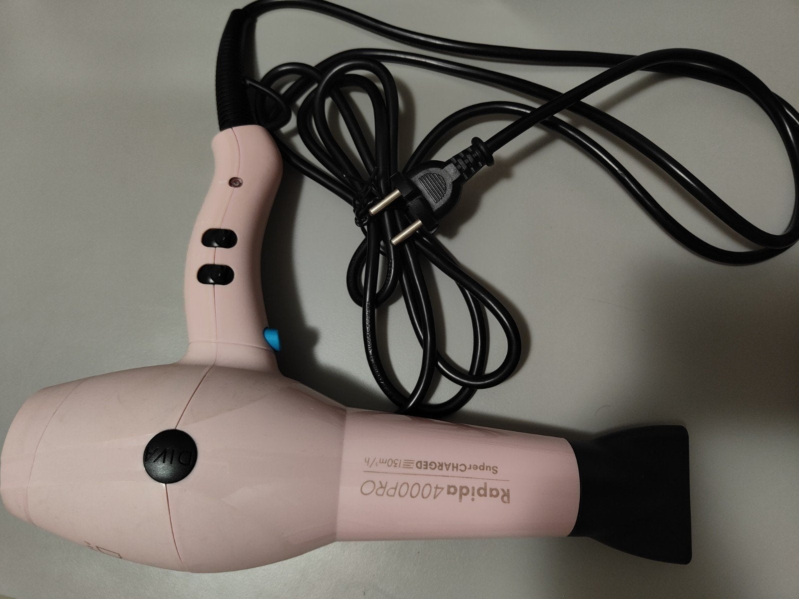 Diva Rapida 4000PRO Föhn - Roze, Professionele Styling, Ophalen of Verzenden, Zo goed als nieuw, Haarverzorging
