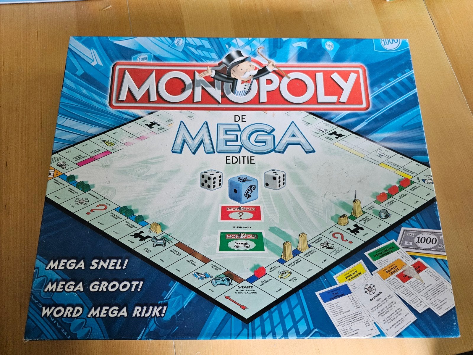 Monopoly Mega Editie - Gebruikt, Ophalen of Verzenden, Gebruikt, Parker Brothers